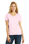 Hanes Ladies Tagless 100% Cotton V-Neck T-Shirt. 5780-T-shirts-Pale Pink-2XL-JadeMoghul Inc.