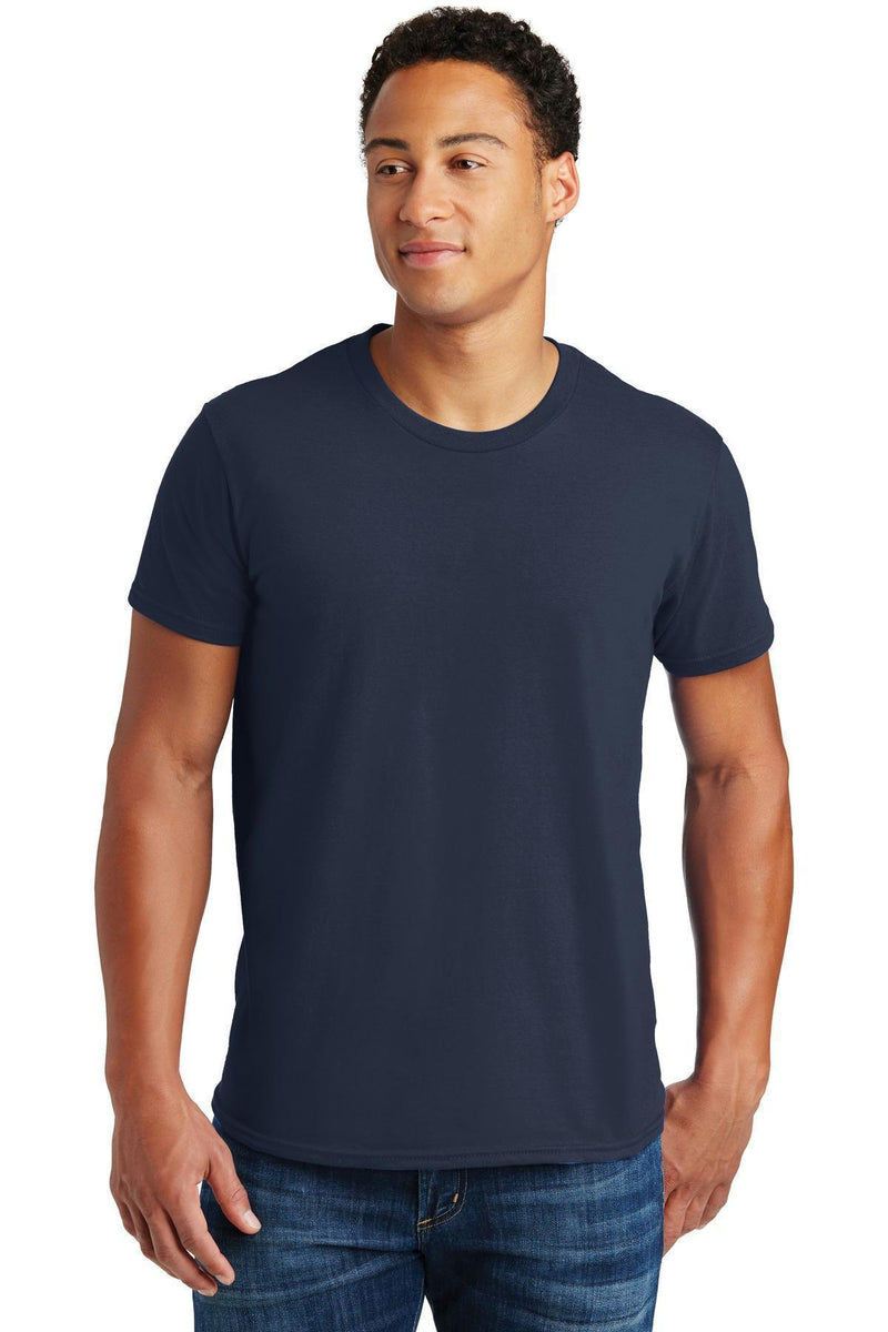 Hanes - Nano-T Cotton T-Shirt. 4980-T-shirts-Navy-2XL-JadeMoghul Inc.