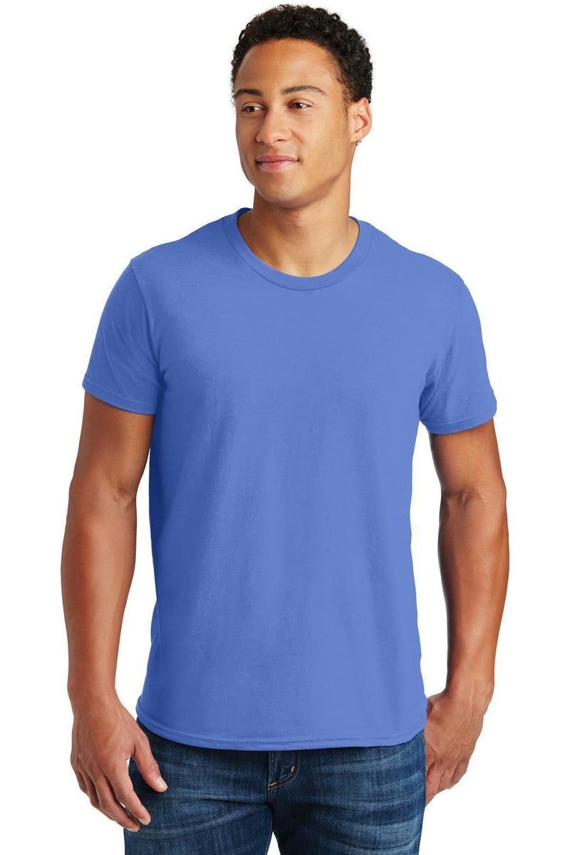 Hanes - Nano-T Cotton T-Shirt. 4980-T-shirts-Vintage Blue-2XL-JadeMoghul Inc.