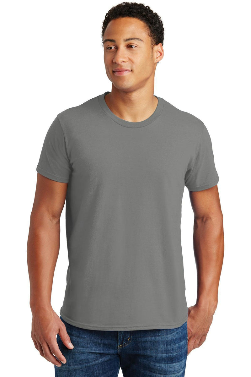 Hanes - Nano-T Cotton T-Shirt. 4980-T-shirts-Vintage Grey-2XL-JadeMoghul Inc.