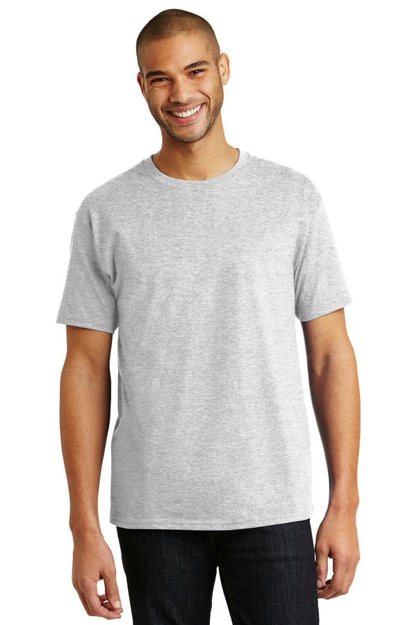 Hanes - Tagless 100% Cotton T-Shirt. 5250-T-shirts-Ash*-L-JadeMoghul Inc.