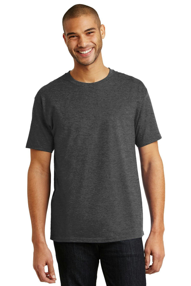 Hanes - Tagless 100% Cotton T-Shirt. 5250-T-shirts-Charcoal Heather*-3XL-JadeMoghul Inc.