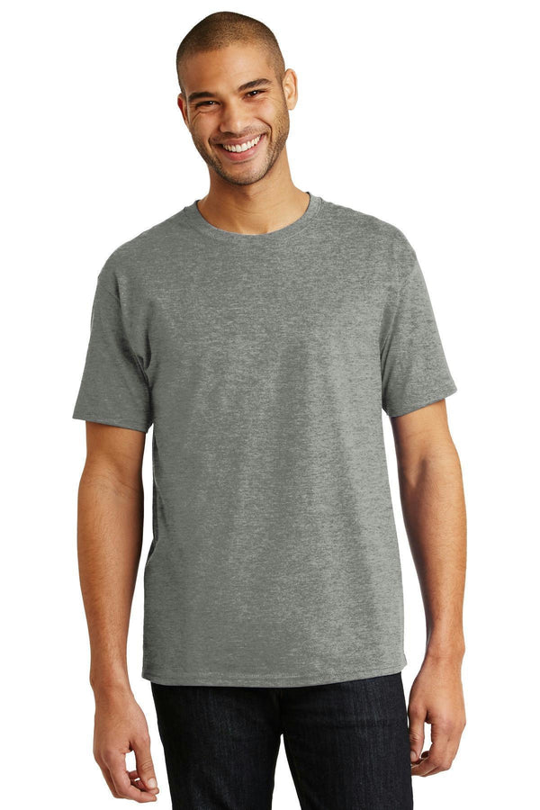 Hanes - Tagless 100% Cotton T-Shirt. 5250-T-shirts-Oxford Grey*-2XL-JadeMoghul Inc.