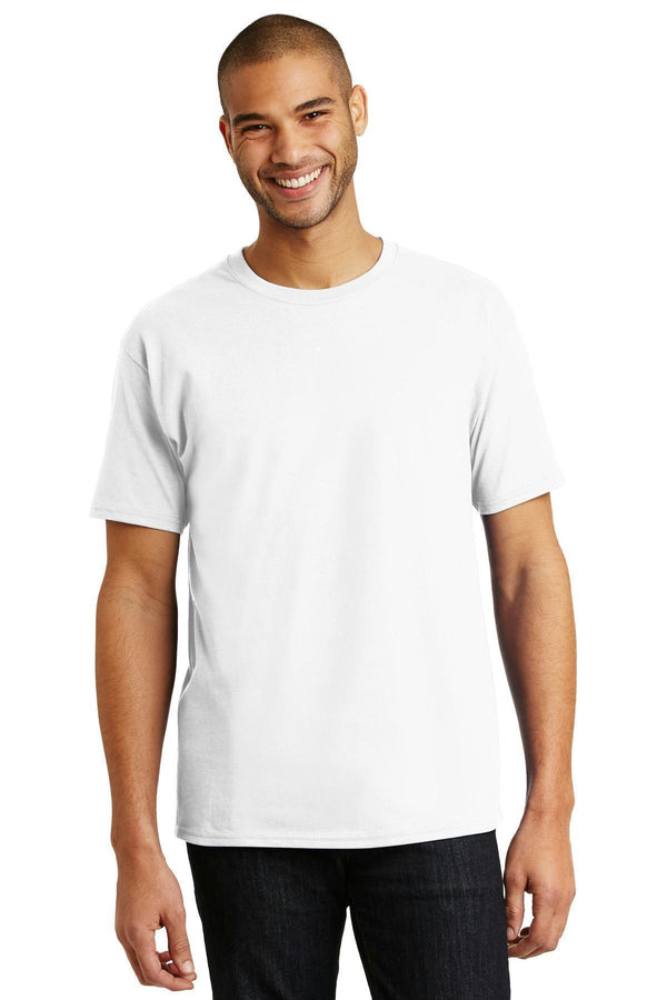 Hanes - Tagless 100% Cotton T-Shirt. 5250-T-shirts-White-XL-JadeMoghul Inc.