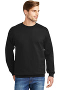 Hanes Ultimate Cotton - Crewneck Sweatshirt. F260-Sweatshirts/Fleece-Black-2XL-JadeMoghul Inc.