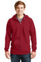Hanes Ultimate Cotton - Full-Zip Hooded Sweatshirt. F283-Sweatshirts/Fleece-Deep Red-3XL-JadeMoghul Inc.