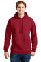 Hanes Ultimate Cotton - Pullover Hooded Sweatshirt. F170-Sweatshirts/Fleece-Deep Red-S-JadeMoghul Inc.
