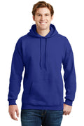 Hanes Ultimate Cotton - Pullover Hooded Sweatshirt. F170-Sweatshirts/Fleece-Deep Royal-2XL-JadeMoghul Inc.