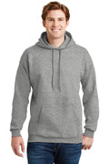 Hanes Ultimate Cotton - Pullover Hooded Sweatshirt. F170-Sweatshirts/Fleece-Light Steel-S-JadeMoghul Inc.