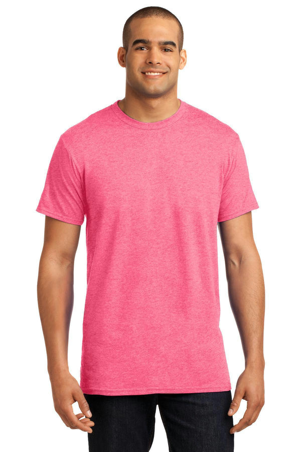 Hanes X-Temp T-Shirt. 4200-T-shirts-Neon Pink Heather-3XL-JadeMoghul Inc.