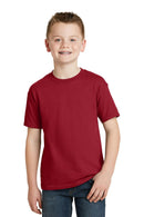 Hanes - Youth Ecomart 50/50 Cotton Poly T-Shirt. 5370-Youth-Deep Red-XL-JadeMoghul Inc.