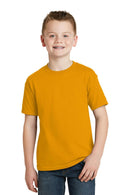 Hanes - Youth Ecomart 50/50 Cotton Poly T-Shirt. 5370-Youth-Gold-XL-JadeMoghul Inc.