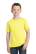 Hanes - Youth Ecomart 50/50 Cotton Poly T-Shirt. 5370-Youth-Yellow-XL-JadeMoghul Inc.