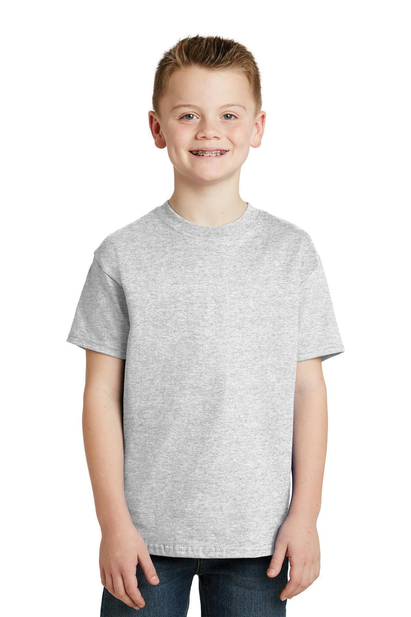 Hanes - Youth Tagless 100% Cotton T-Shirt. 5450-T-shirts-Ash-XL-JadeMoghul Inc.