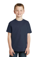 Hanes - Youth Tagless 100% Cotton T-Shirt. 5450-T-shirts-Navy-XL-JadeMoghul Inc.