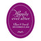 Happily Ever After Frame Sticker Indigo Blue (Pack of 1)-Wedding Favor Stationery-Lemon Yellow-JadeMoghul Inc.