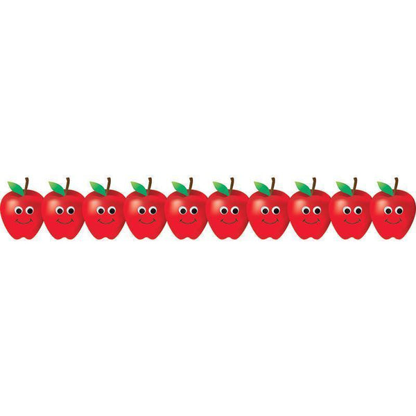 HAPPY APPLES BORDER-Arts & Crafts-JadeMoghul Inc.