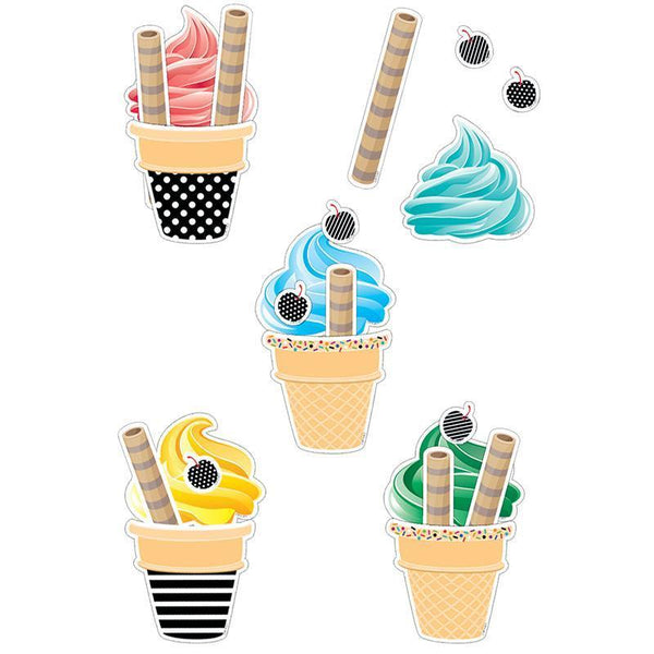 HAPPY BIRTHDAY ICE CREAM CONES PCS-Learning Materials-JadeMoghul Inc.