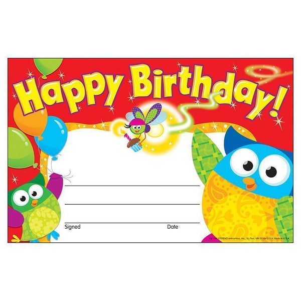 HAPPY BIRTHDAY OWL STARS-Learning Materials-JadeMoghul Inc.