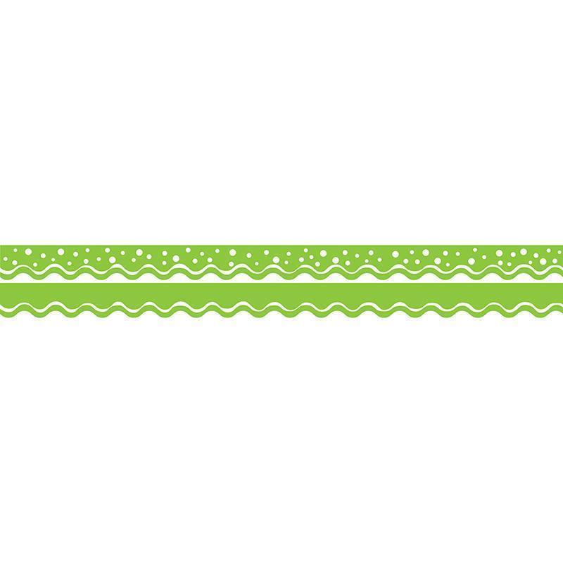 HAPPY LIME BORDER DOUBLE-SIDED-Childrens Books & Music-JadeMoghul Inc.