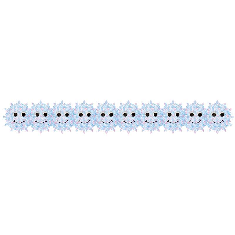 HAPPY SNOWFLAKES BORDER-Arts & Crafts-JadeMoghul Inc.