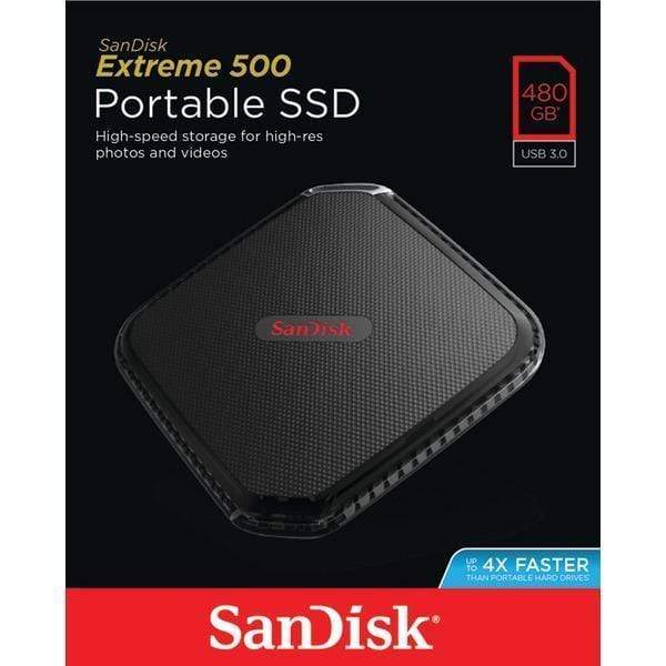 Hard Drives SanDisk Extreme(R) 500 Portable SSD (480GB) Petra Industries
