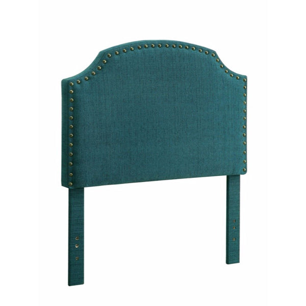 Hasselt King Headboard, Dark Teal-Headboards-Dark Teal-Polyester wood-JadeMoghul Inc.