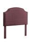 Hasselt Purple Twin Size Headboard-Headboards-Purple-Polyster Wood-JadeMoghul Inc.