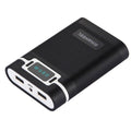 HAWEEL DIY 4x 18650 Battery Portable 10000mAh Power Bank Shell Box 2 USB Output & Display for iPhone / Galaxy Without Battery-Black-China-JadeMoghul Inc.