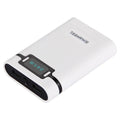 HAWEEL DIY 4x 18650 Battery Portable 10000mAh Power Bank Shell Box 2 USB Output & Display for iPhone / Galaxy Without Battery-White-China-JadeMoghul Inc.