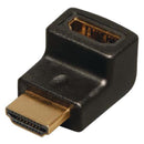 HDMI(R) Male to Female Right-Angle Up Adapter-Cables, Connectors & Accessories-JadeMoghul Inc.