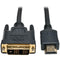 HDMI(R) to DVI Digital Monitor Adapter Video Cable, 6ft-Cables, Connectors & Accessories-JadeMoghul Inc.