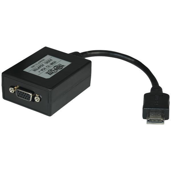 HDMI(R) to VGA with Audio Converter Adapter for Ultrabook(TM)/Notebook/Desktop PC-Video & Media Conversion-JadeMoghul Inc.