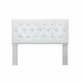 Headboards Velen II Contemporary Twin Size Headboard, White Benzara