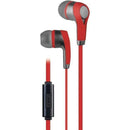 Headphones & Headsets PE10 In-Ear Stereo Earbuds with Microphone (Red) Petra Industries