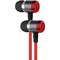 Headphones & Headsets PE50 In-Ear Stereo Earbuds with Microphone (Red) Petra Industries