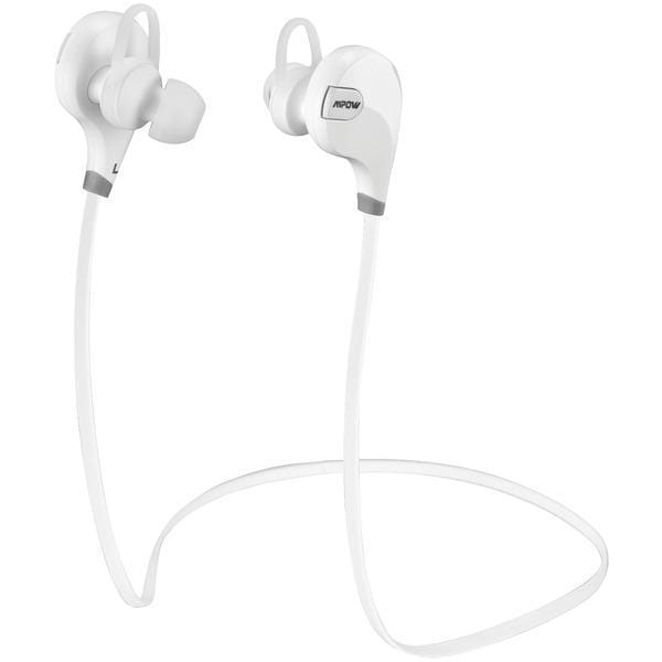 X1.0 In-Ear Bluetooth(R) Headphones with Microphone (White)