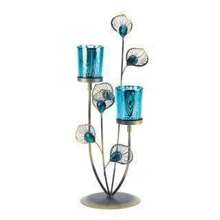 Health & Beauty Gifts Candle Decoration Peacock Plume Candleholder Koehler