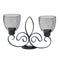 Scented Candles Fleur De Lis Duo Candle Stand