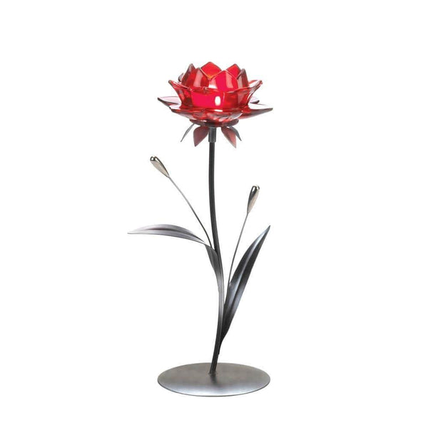 Health & Beauty Gifts Candle Holders Single Red Flower Candleholder Koehler