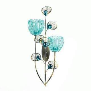 Health & Beauty Gifts Candle Sconces Peacock Blossom Duo Cup Sconce Koehler