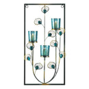 Candle Sconces Peacock Three Candle Wall Sconce
