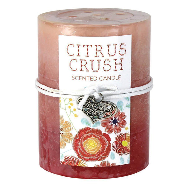 Health & Beauty Pillar Candles Citrus Crush Pillar Candle 3 X4 Koehler