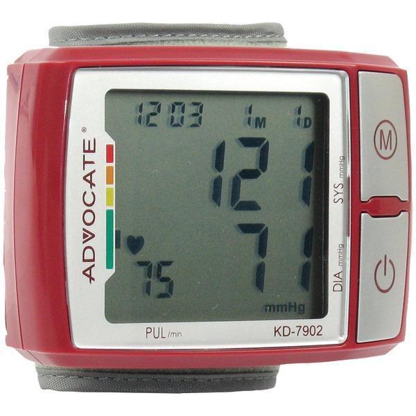 Wrist Blood Pressure Monitor with Color Indicator