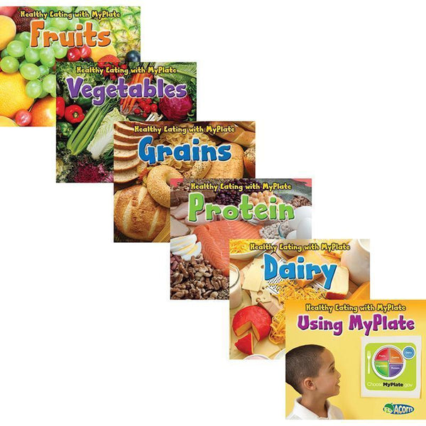 HEALTHY EATING WITH MYPLATE BOOK-Learning Materials-JadeMoghul Inc.