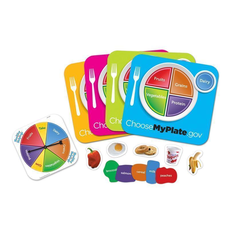 HEALTHY HELPINGS A MYPLATE GAME-Learning Materials-JadeMoghul Inc.