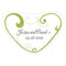 Heart Filigree Heart Container Sticker Grass Green (Pack of 1)-Wedding Favor Stationery-Black-JadeMoghul Inc.
