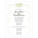 Heart Filigree Invitation Grass Green (Pack of 1)-Invitations & Stationery Essentials-Periwinkle-JadeMoghul Inc.