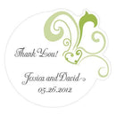 Heart Filigree Large Sticker Grass Green (Pack of 1)-Wedding Favor Stationery-Grass Green-JadeMoghul Inc.