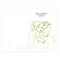 Heart Filigree Program Grass Green (Pack of 1)-Wedding Ceremony Stationery-Black-JadeMoghul Inc.